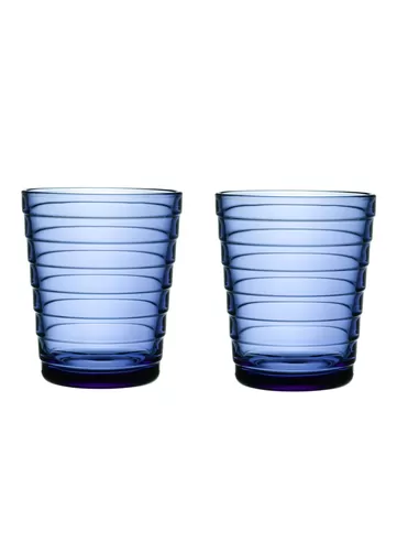 iittala Aino Aalto drinkglas 22cl ultramarine blue 2pc